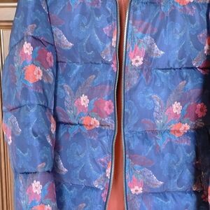 Sundance Kimmy Rose Print Puffer Jacket